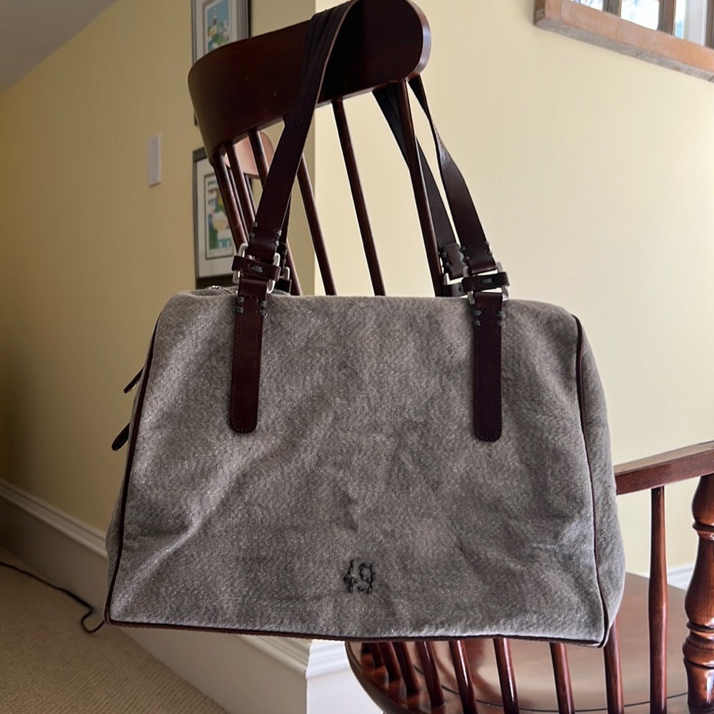 49 Square Miles Leather/Denim Bag